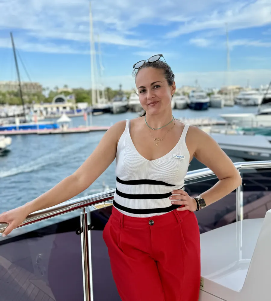 Gabby Yanakieva in the yachting industry